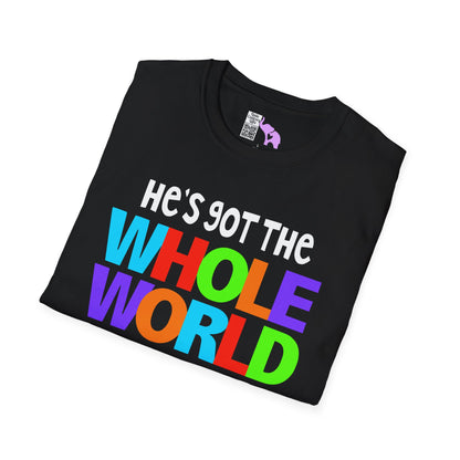 He's Got The Whole World In His Hands Adult T-shirt
