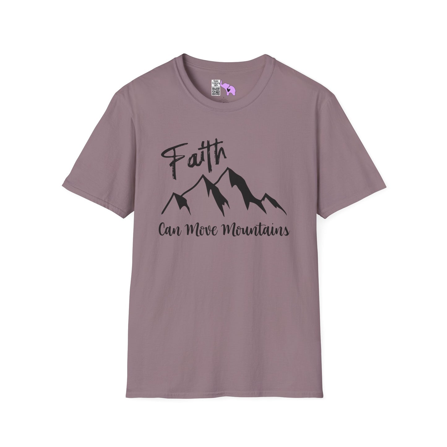 Faith Can Move Mountains Adult T-shirt