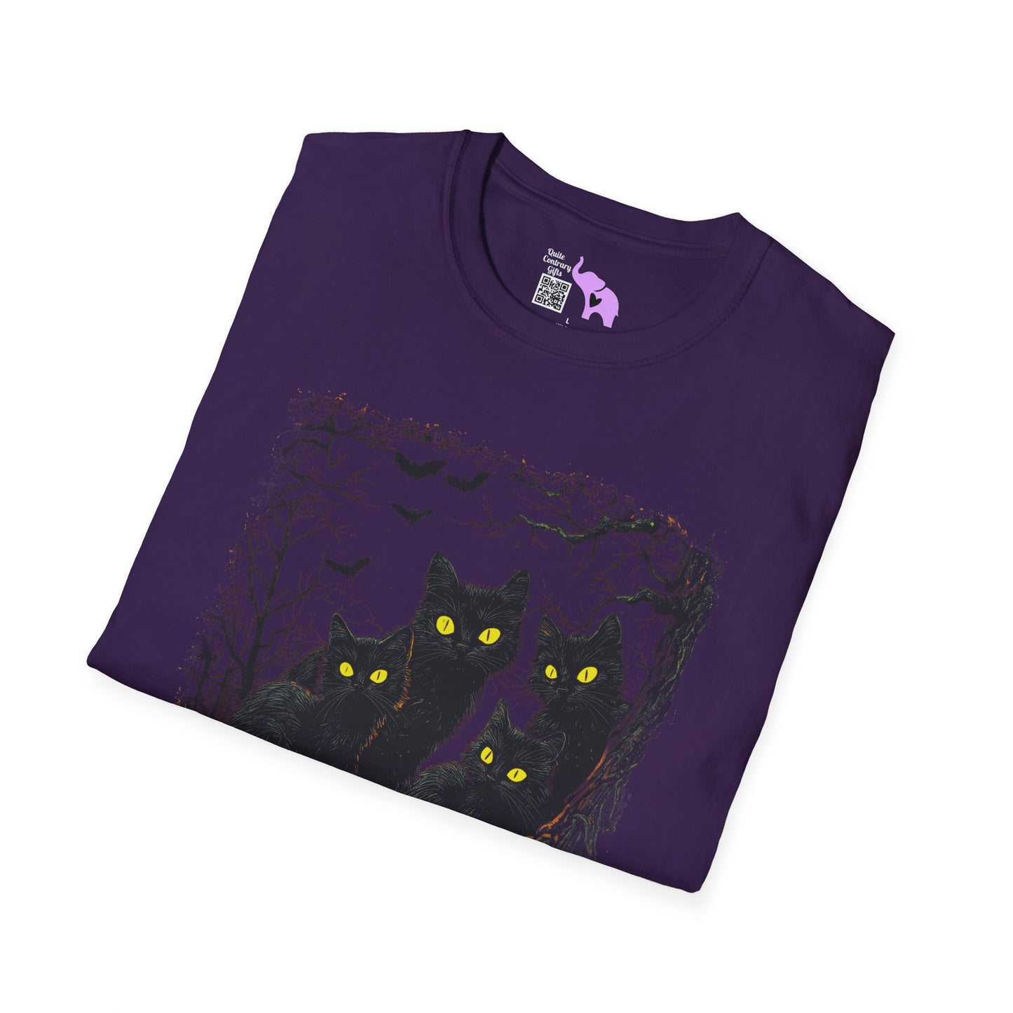 Black Cats Adult T-shirt