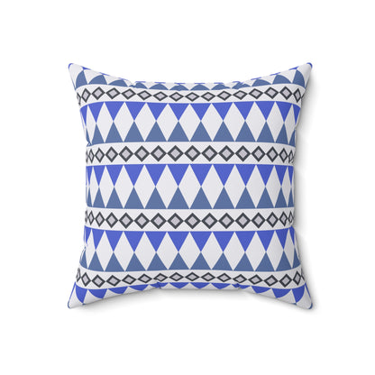 Sapphire Cairn Stripes Throw Pillow
