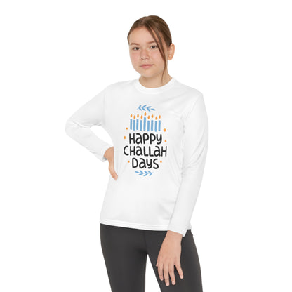 Happy Challah Days Youth Long Sleeve Tee