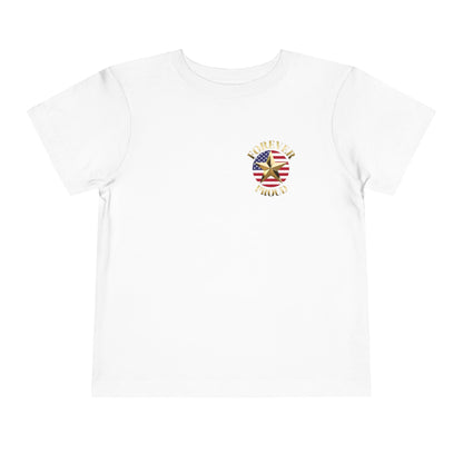 Gold Star Daughter Forever Proud Toddler Tee