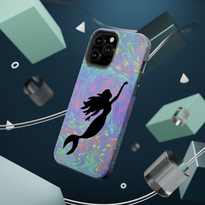 Mermaid Silhouette MagSafe® Compatible Tough Case for iPhone