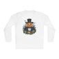 Halloween Pumpkin Man Adult Long Sleeve Tee