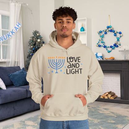 Hanukkah Love & Light Heavy Blend™ Hooded Sweatshirt