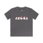 Cute Valentine Ghosts Youth Softstyle Tee