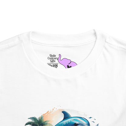 Tropical Dolphin Toddler Tee