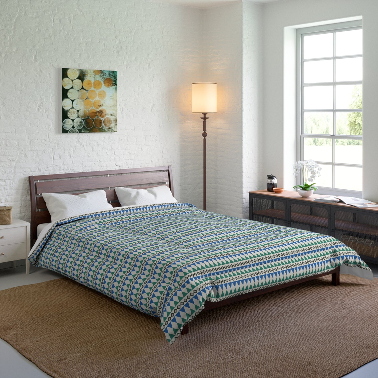 Regal Evergreen Cairn Stripes Basic Bedding Set