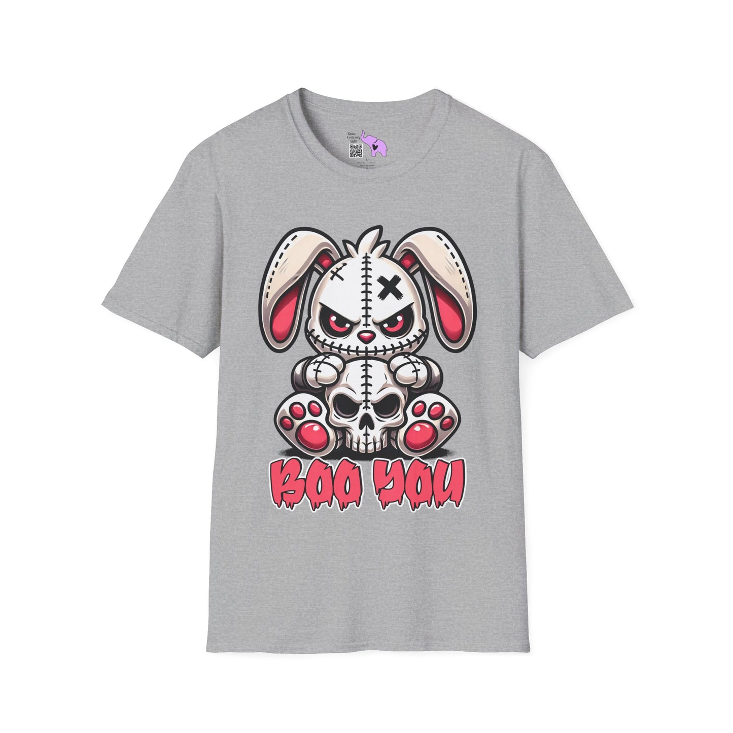 Boo You (Voodoo Bunny/Skull) Adult T-shirt