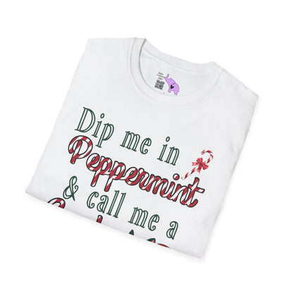 Dip Me in Peppermint & Call Me a Candy Cane Adult T-shirt