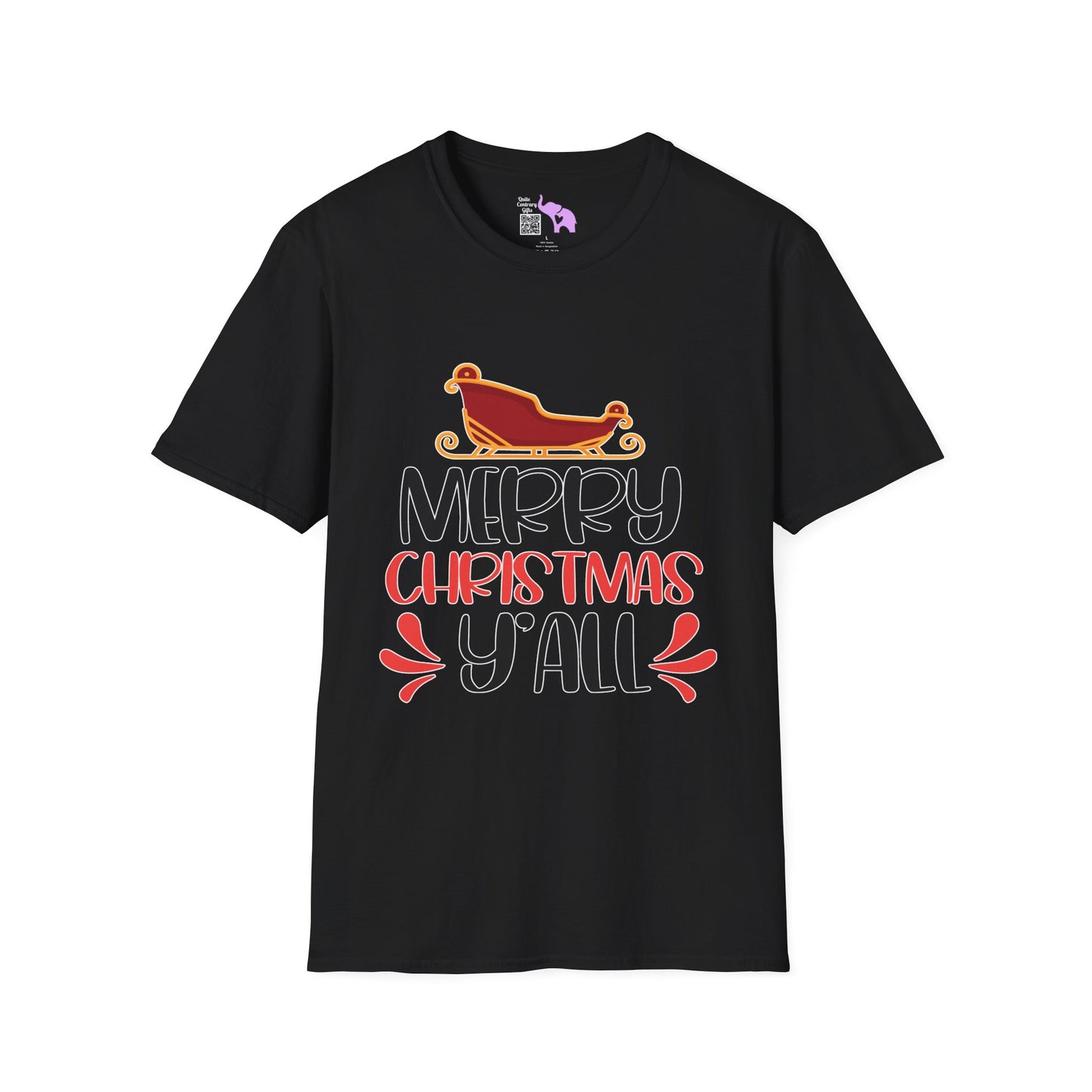 Merry Christmas Y'all Adult T-shirt