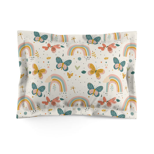 Whispering Wings & Rainbows Pillow Sham