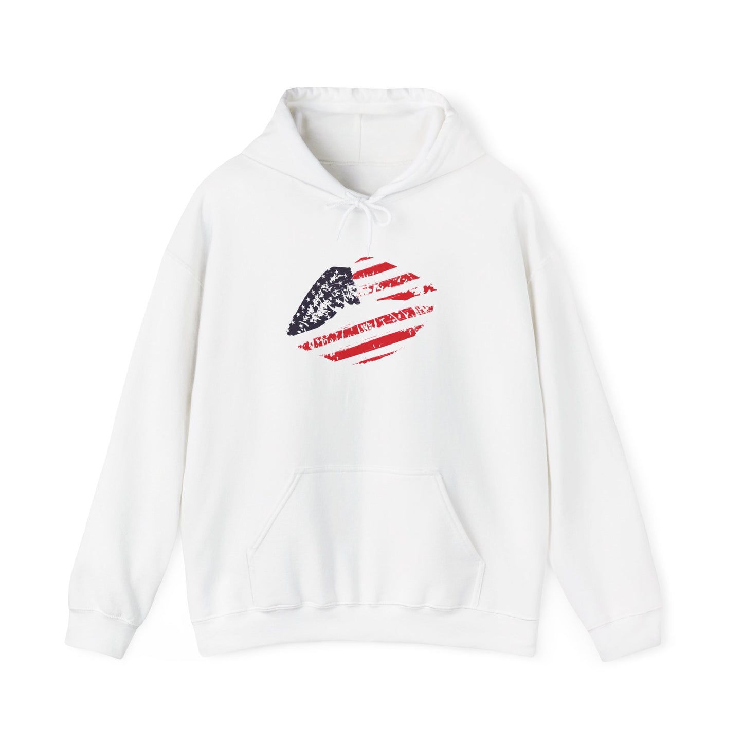 American Flag Lips Heavy Blend™ Hooded Sweatshirt