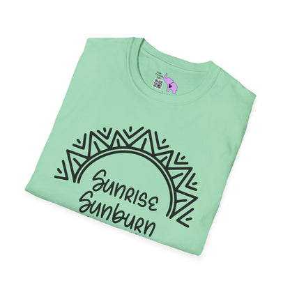 Sunrise Sunburn Sunset Repeat (2) Adult T-shirt