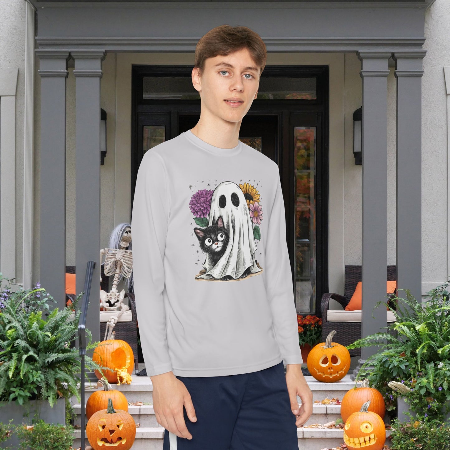 Boo & Purr Youth Long Sleeve Tee