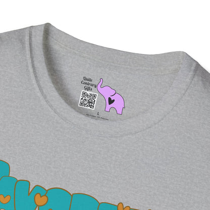 Favorite Auntie Teal/Gold Adult T-shirt