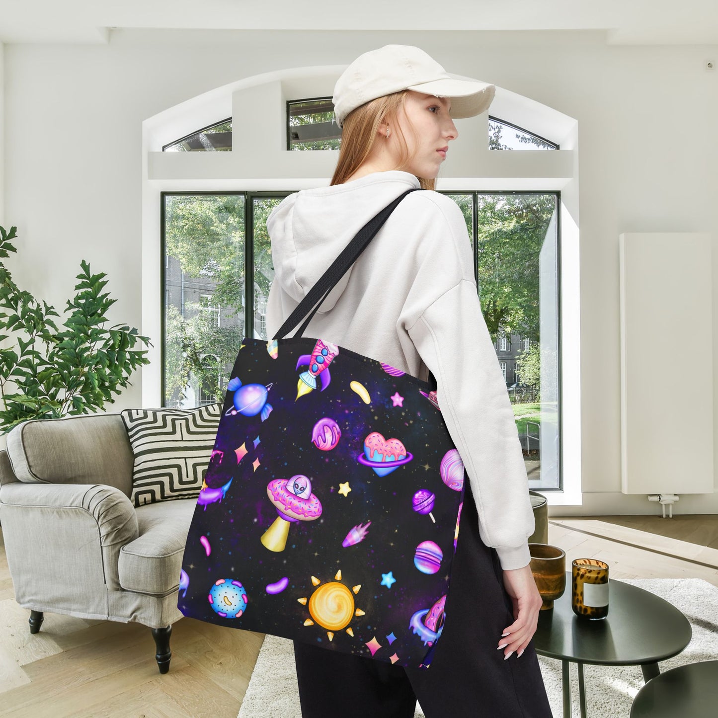 Cosmic Recess Canvas Tote Bag