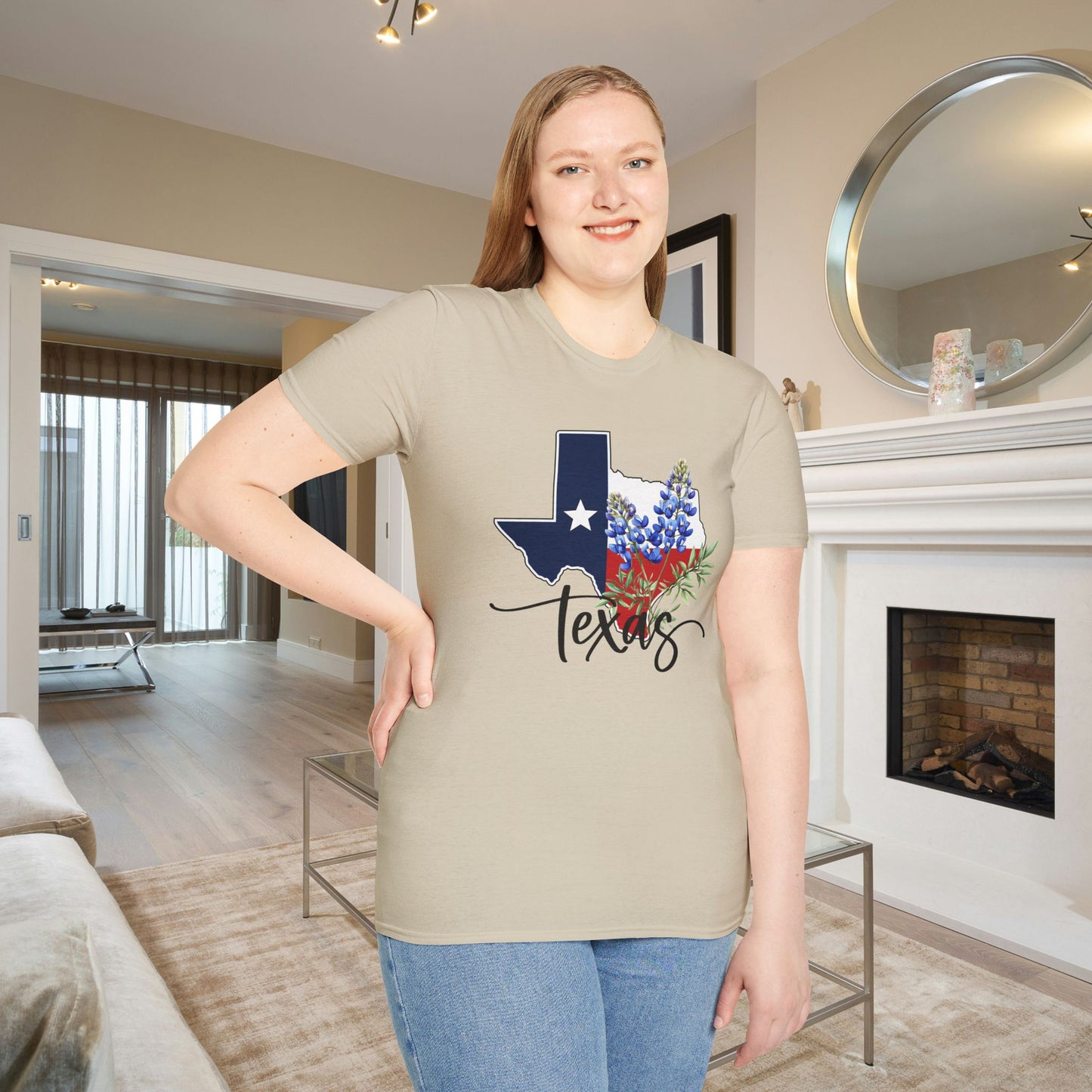 Texas Bluebonnets Adult T-shirt