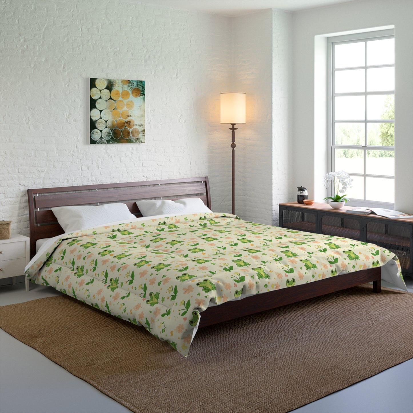 Froggy Meadow Comforter