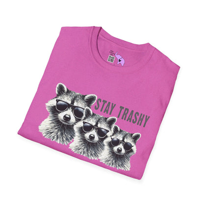 Stay Trashy (Racoon) Adult T-shirt