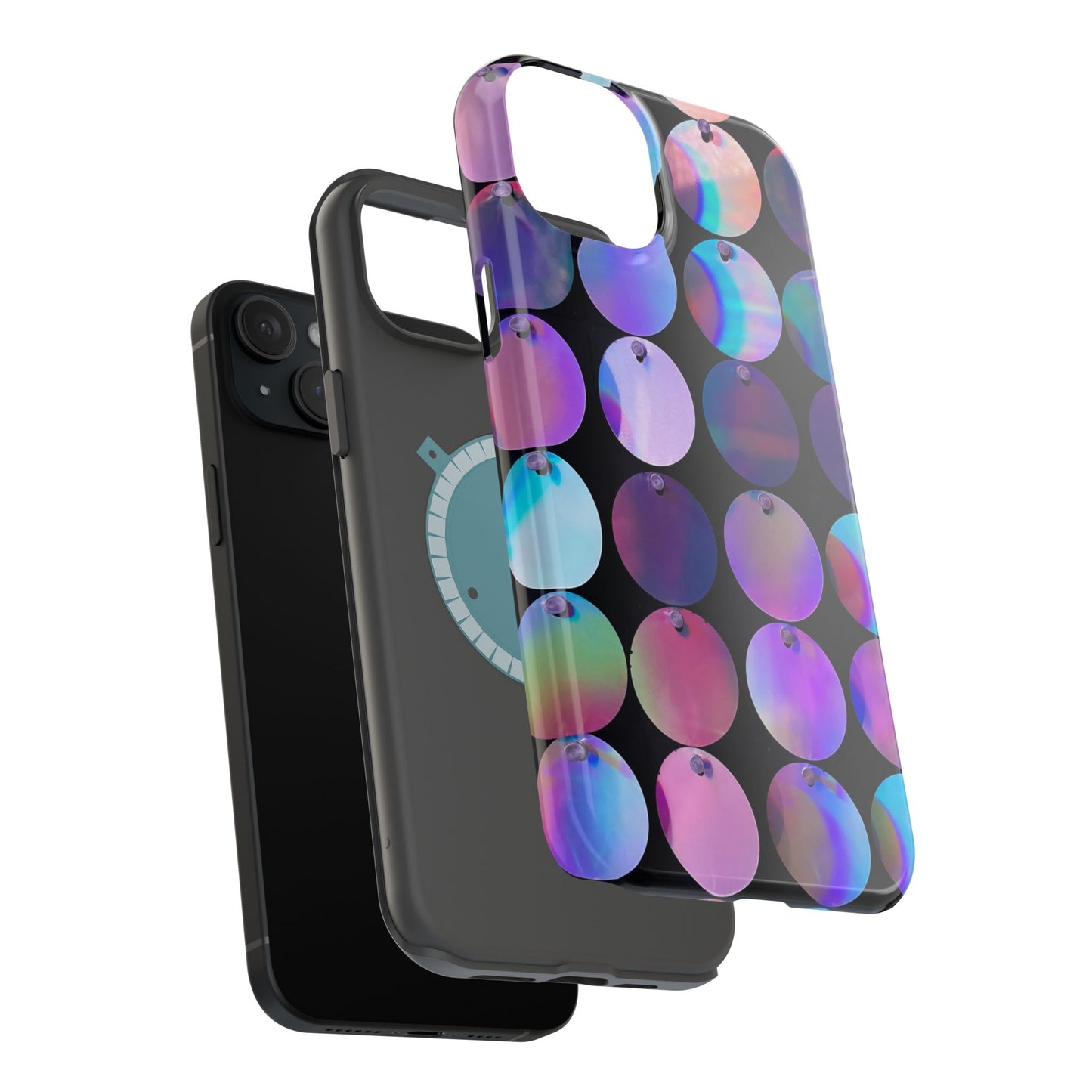 Opal Glow Sequins MagSafe® Compatible Tough Case for iPhone