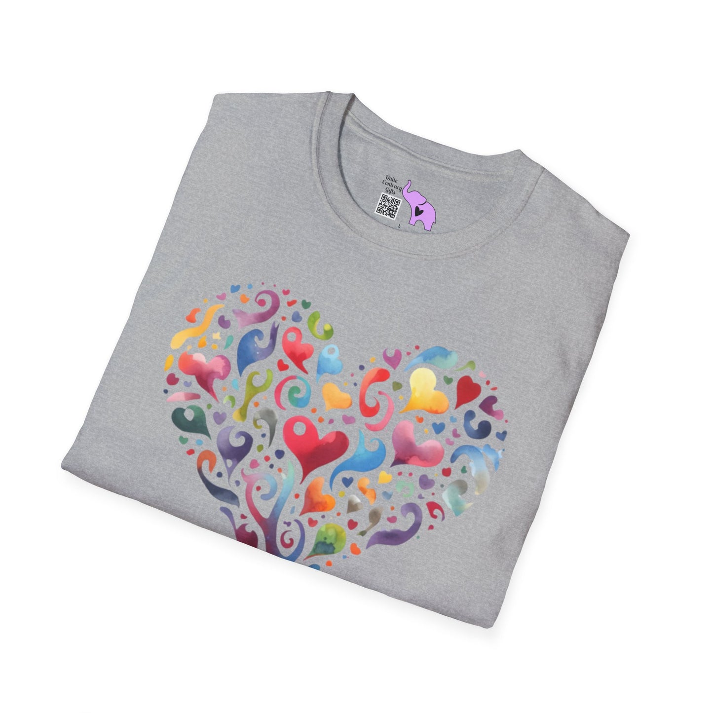 Hearts That Speak Adult T-shirt