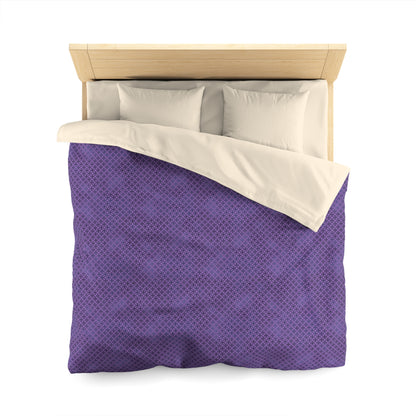 Amethyst Interlock Microfiber Duvet Cover