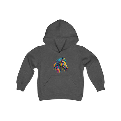 Colorful Horse Youth Hoodie