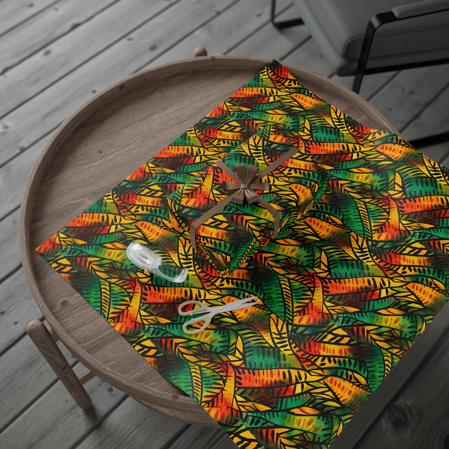 Kuumba Spark Kwanzaa Wrapping Paper