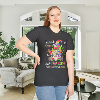 Gnome Spread the Hope Find the Cure All Colors 17 Adult T-shirt