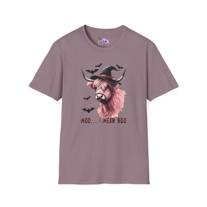 Moo...I Mean Boo Adult T-shirt