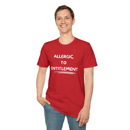 Allergic To Entitlement T-shirt