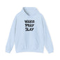 Wake Pray Slay Heavy Blend™ Hooded Sweatshirt