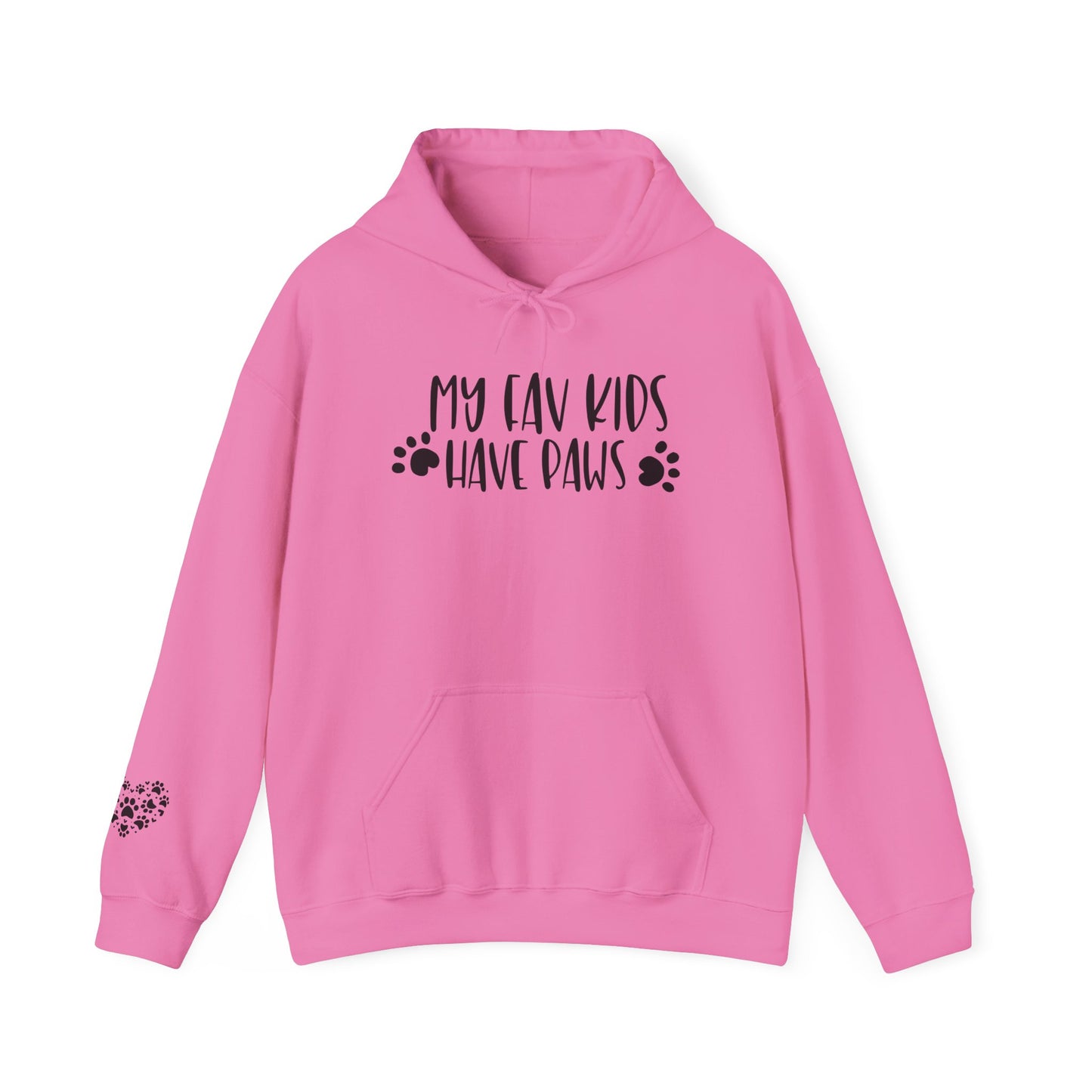 My Fav Kids Have Paws Adult Heavy Blend™ Hooded Sweatshirt