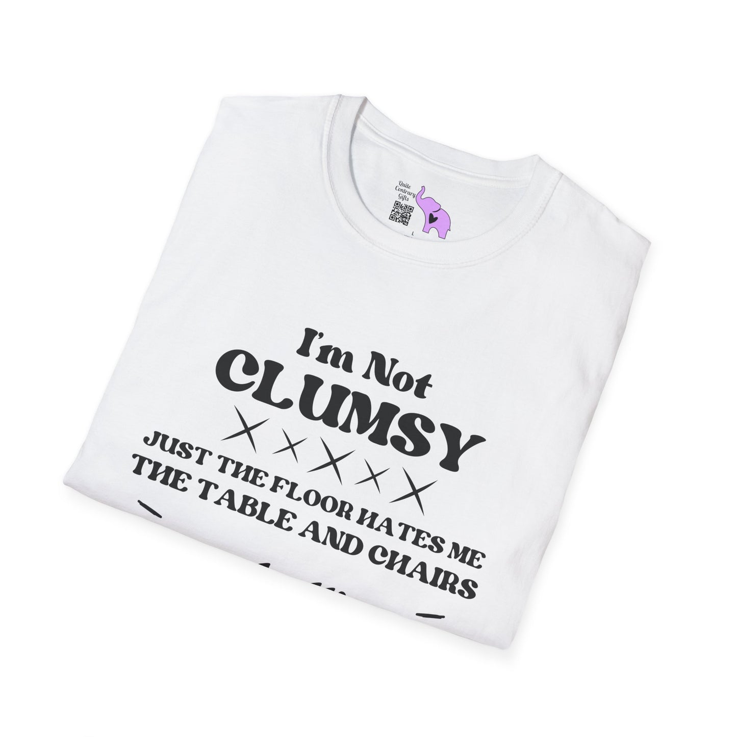 I'm Not Clumsy Adult T-shirt