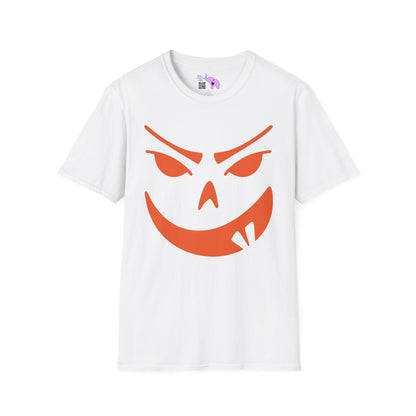 Goofy Grin Jack-O-Lantern Adult Unisex Tshirt