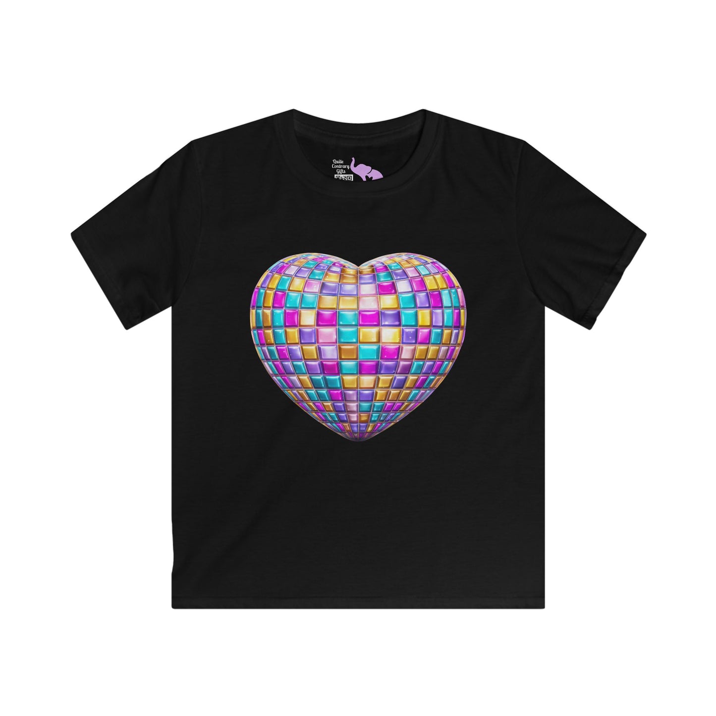 Heart in Blocks Youth Softstyle Tee