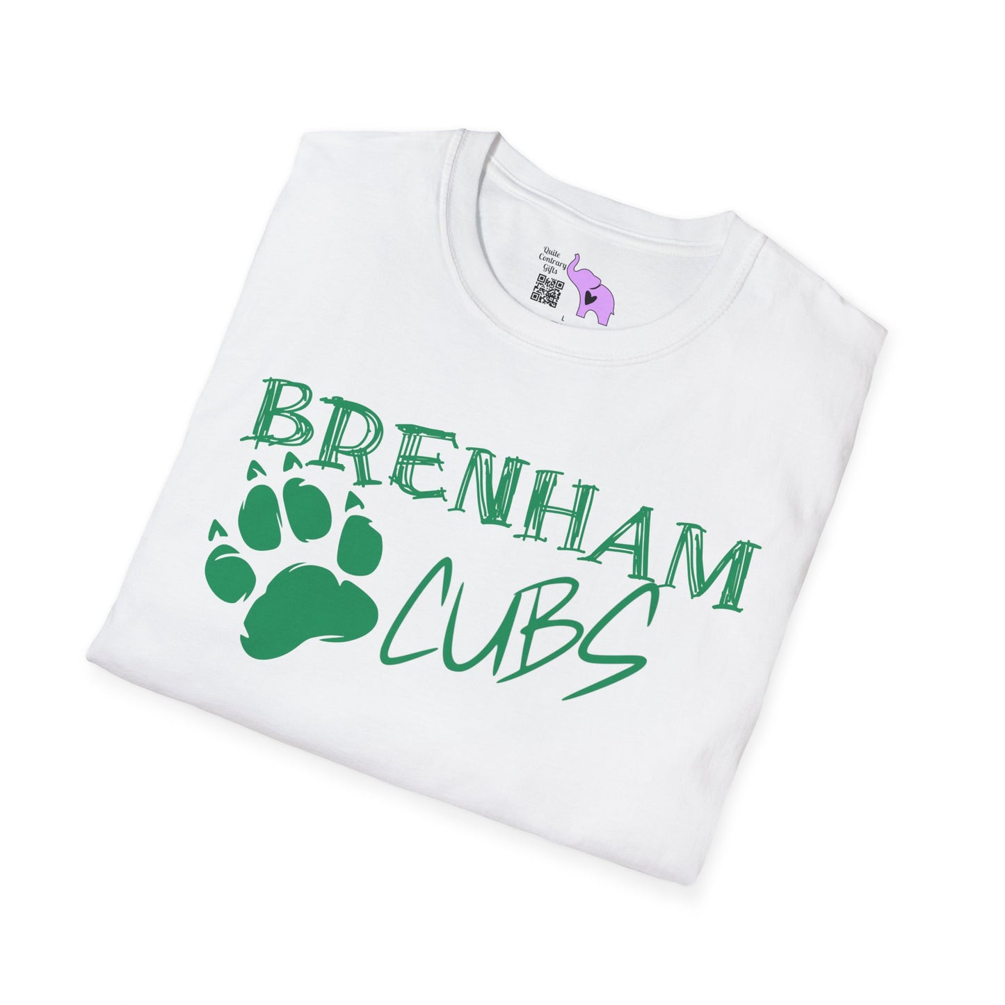 Brenham Cubs w/Claw Adult T-shirt