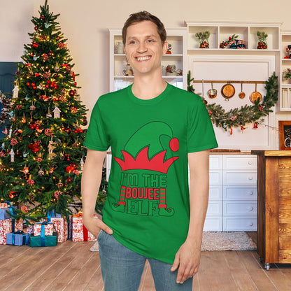 I'm The Boujee Elf Adult T-shirt (Custom Name Available!)