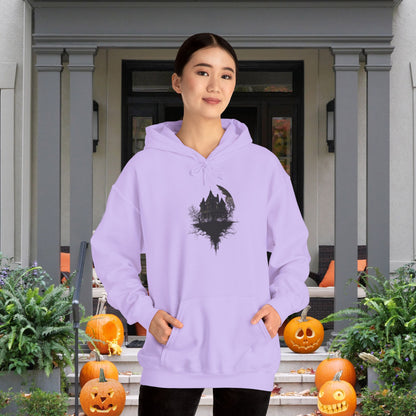 Halloween Haunted House Heavy Blend™ Hooded Sweatshirt
