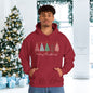 Merry Christmas Trees & Stars Adult Heavy Blend™ Hoodie