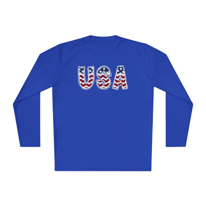USA in Style Adult Long Sleeve Tee