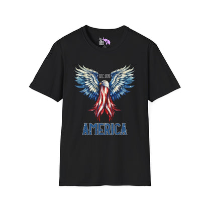 1776 America Eagle Adult T-shirt