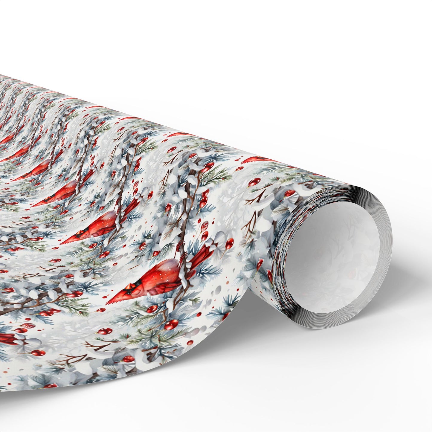 Crimson in the Snow Wrapping Paper