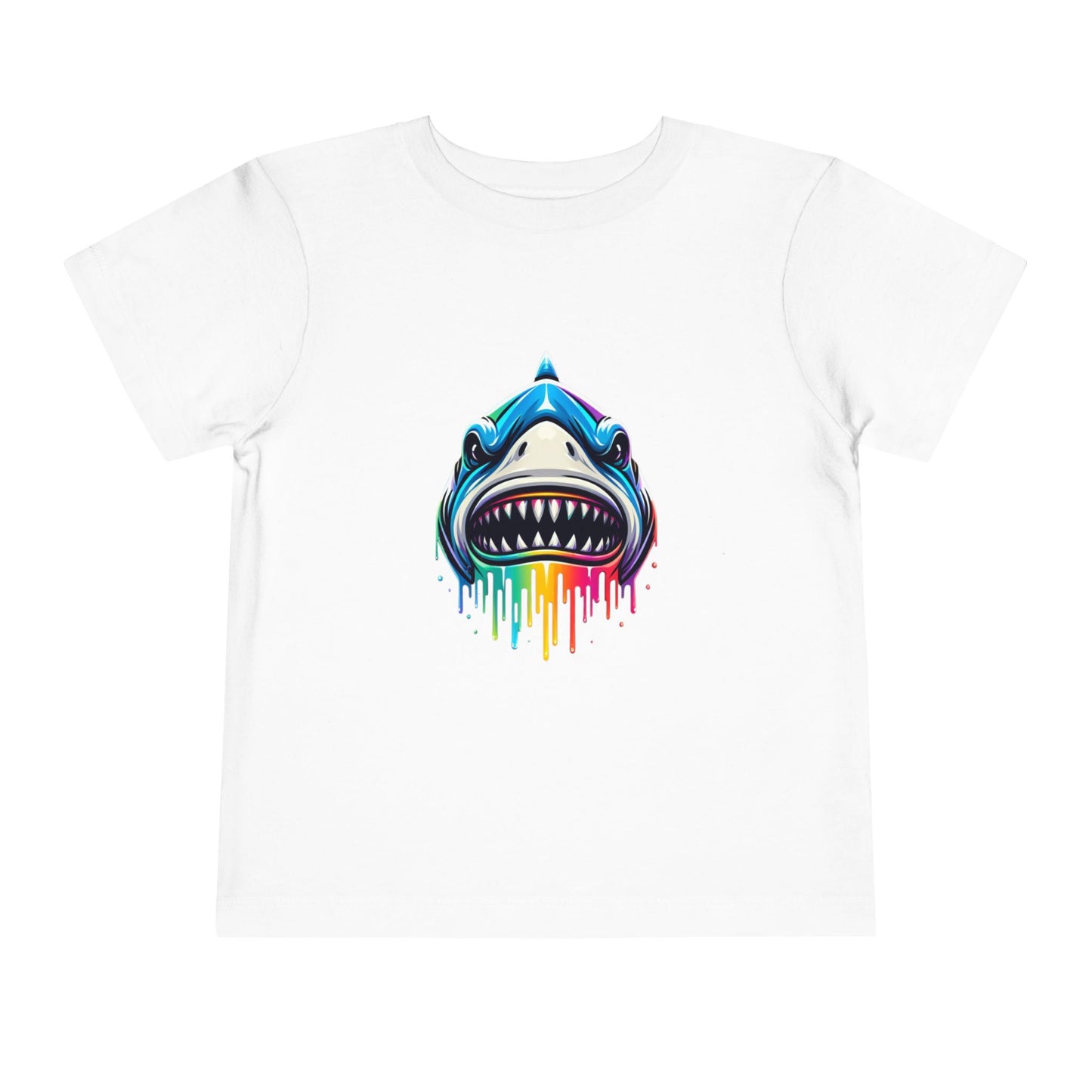 Colorful Shark Toddler Tee