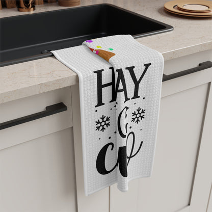 Holiday Baking Crew Microfiber Tea Towel