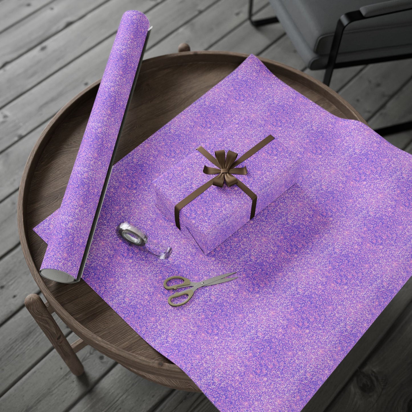 Lavender Crystal Wrapping Paper