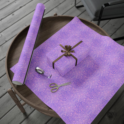 Lavender Crystal Wrapping Paper