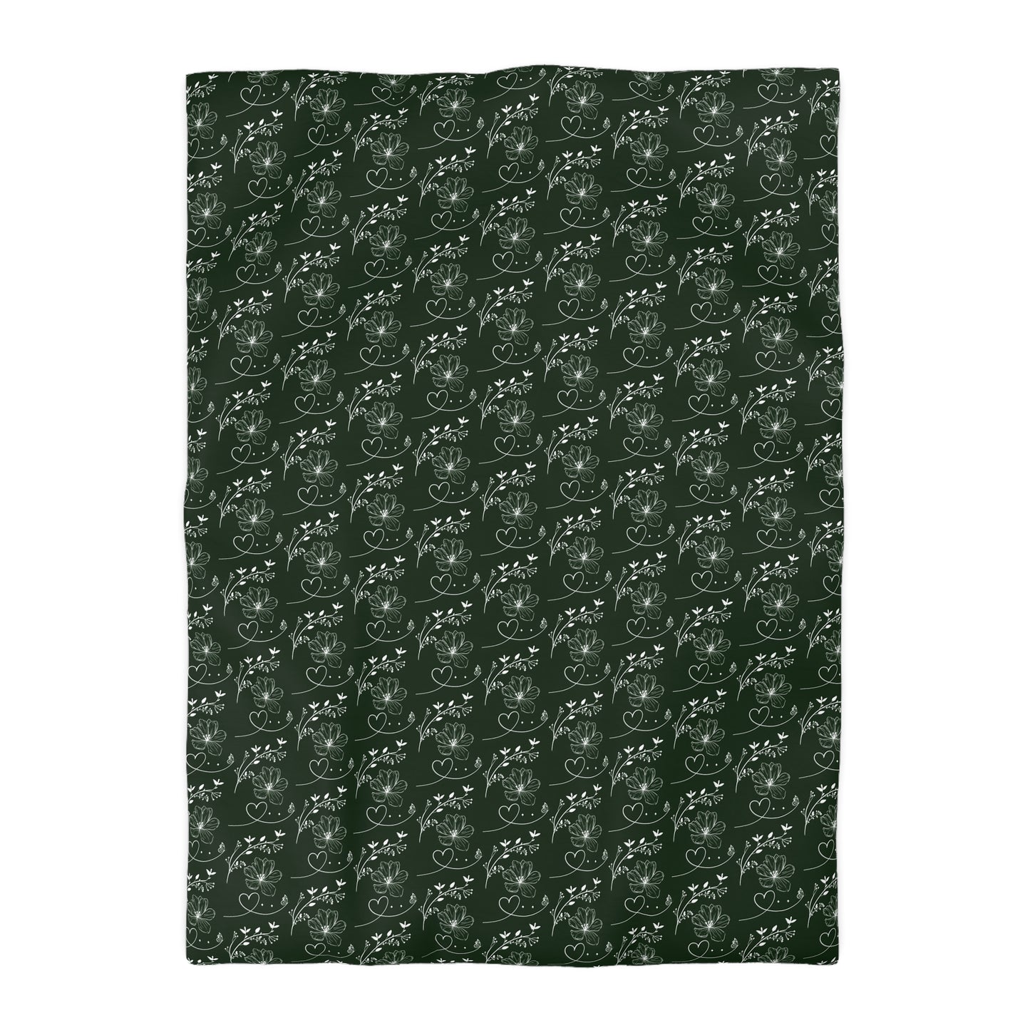 Flowers & Butterflies Microfiber Duvet Cover