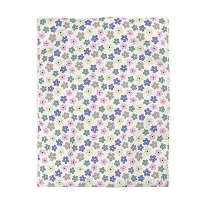 Earthbound Blooms Microfiber Duvet Cover